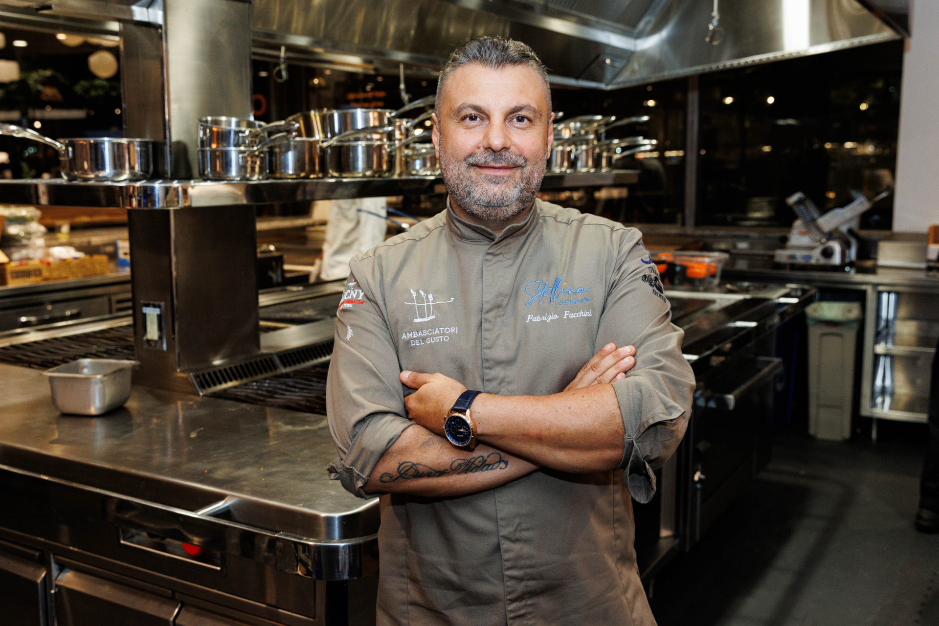 Chef Fabrizio Facchini, founder and creator of Buon Primo authentic Italian pasta and risotto meals